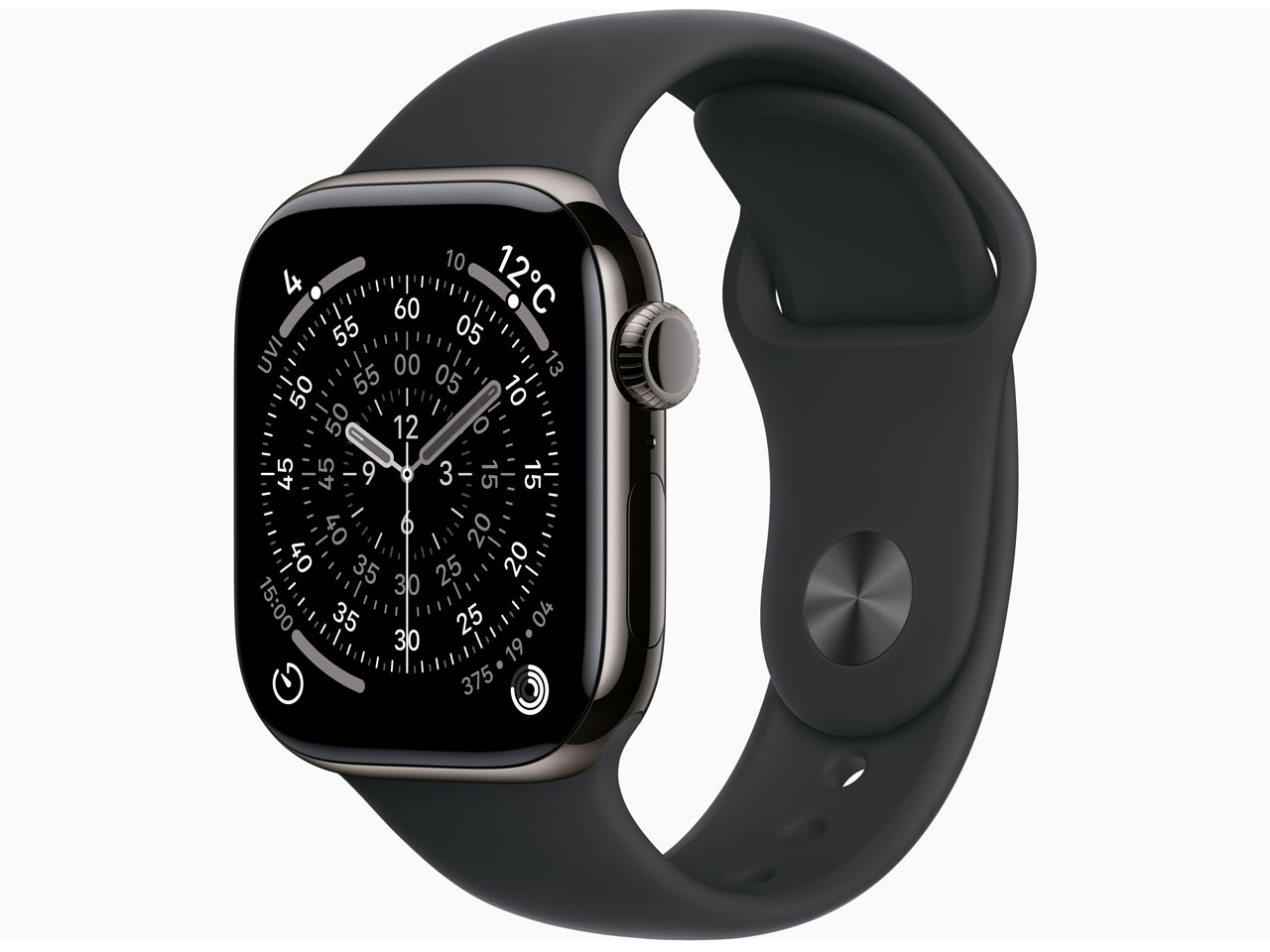 Apple Watch Series11 セルラー 42粍 MF8T4J/A STTi容れもの BK運動競技周波数帯域 M/L【お取り寄せ ※1ヶ月から2ヶ月確からしさ】