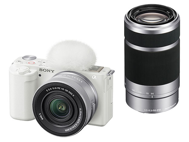 SONY VLOGCAM ZV-E10X ダブルズームレンズキット [ホワイト]【お取り寄せ商品（３週間から４週間程度での入荷、発送）】