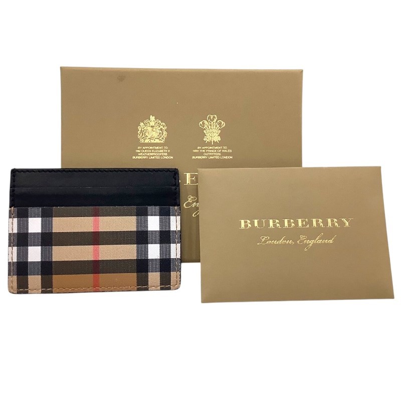 楽天市場】BURBERRY バーバリー レザー 本革 カードケース パス