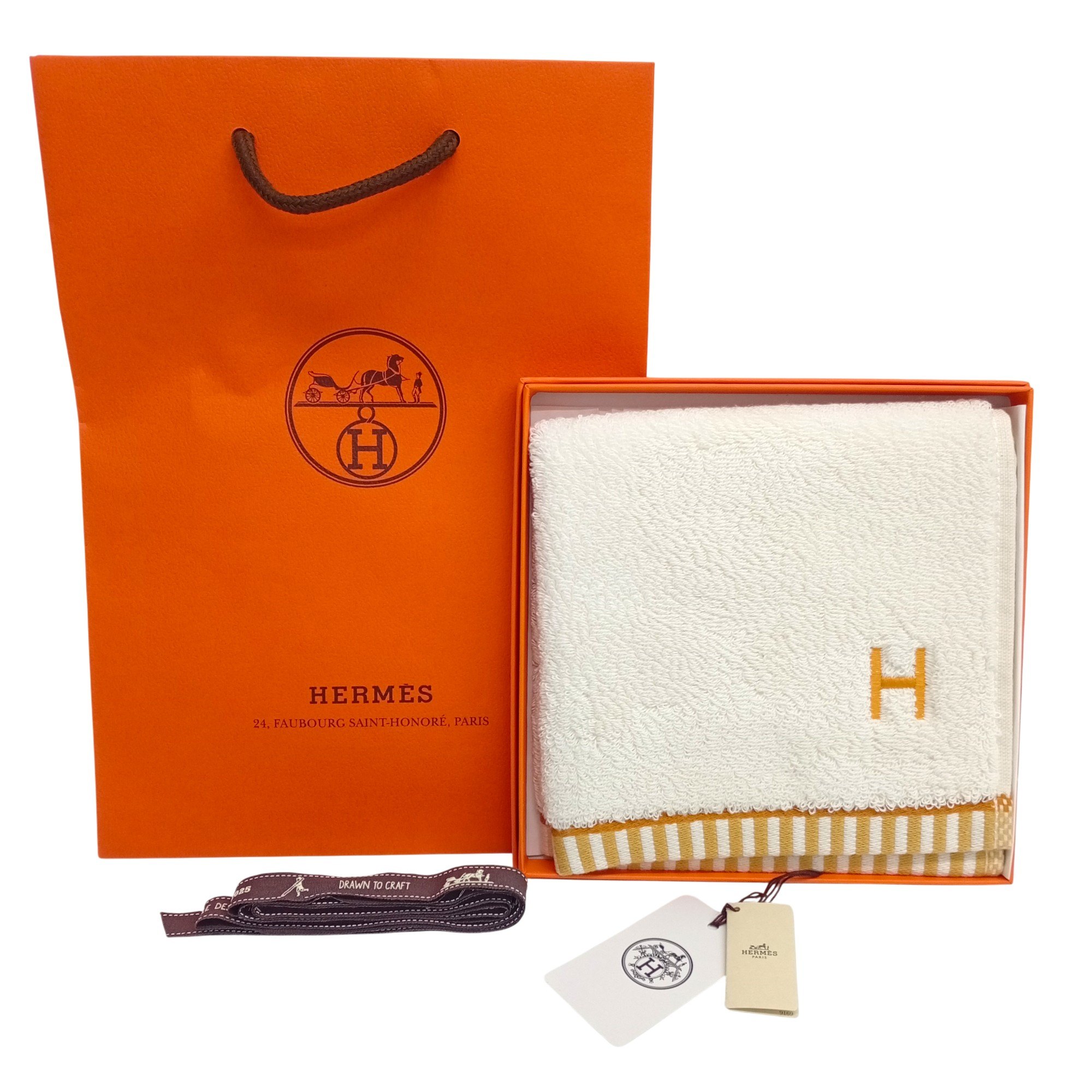 楽天市場】【新品】エルメス HERMES ハンドタオル カレタオル カヴァル