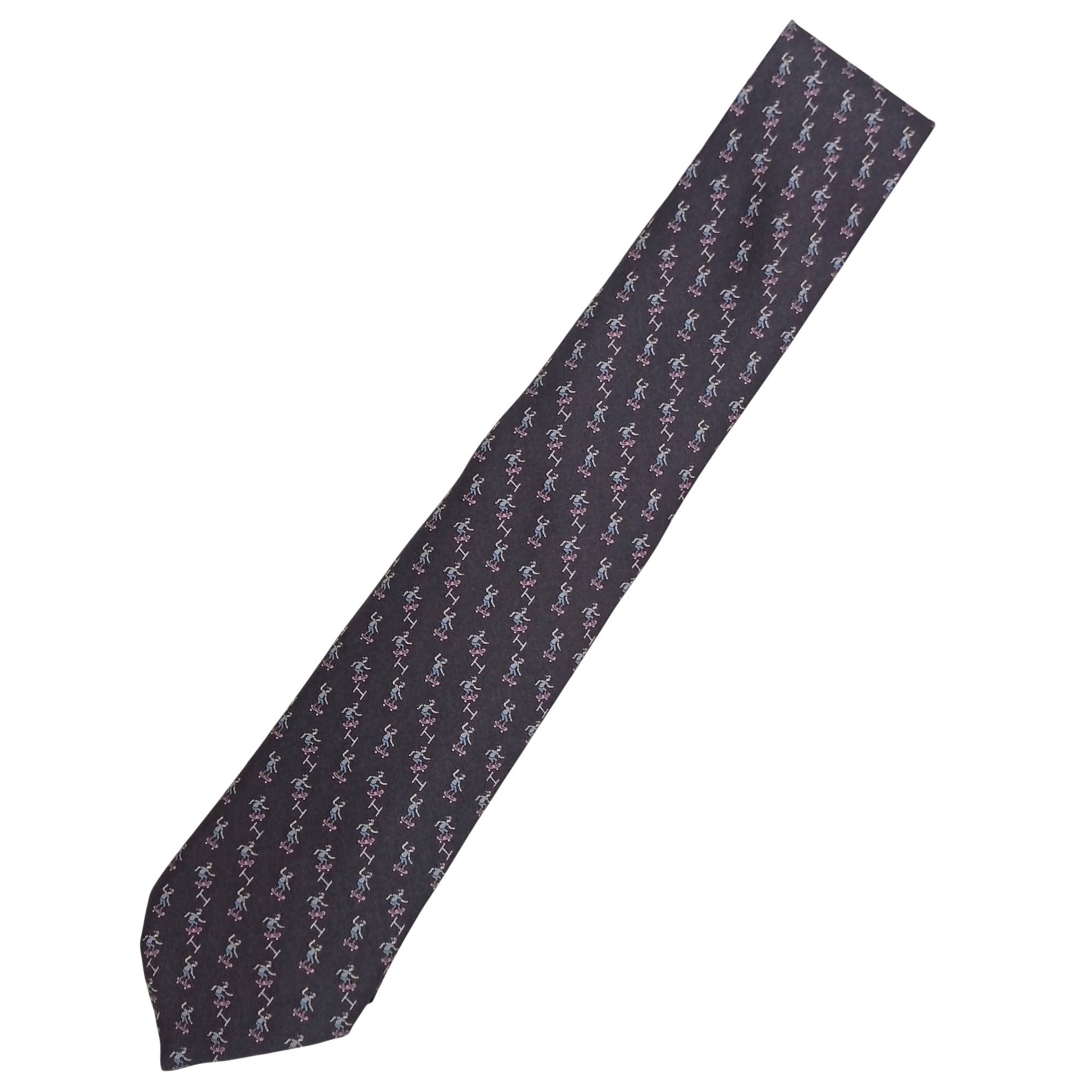 HERMES ドット柄ニットタイ シルク メッシュ エルメス HERMES ドット柄ニットタイ シルク メッシュ エルメス 超 安い