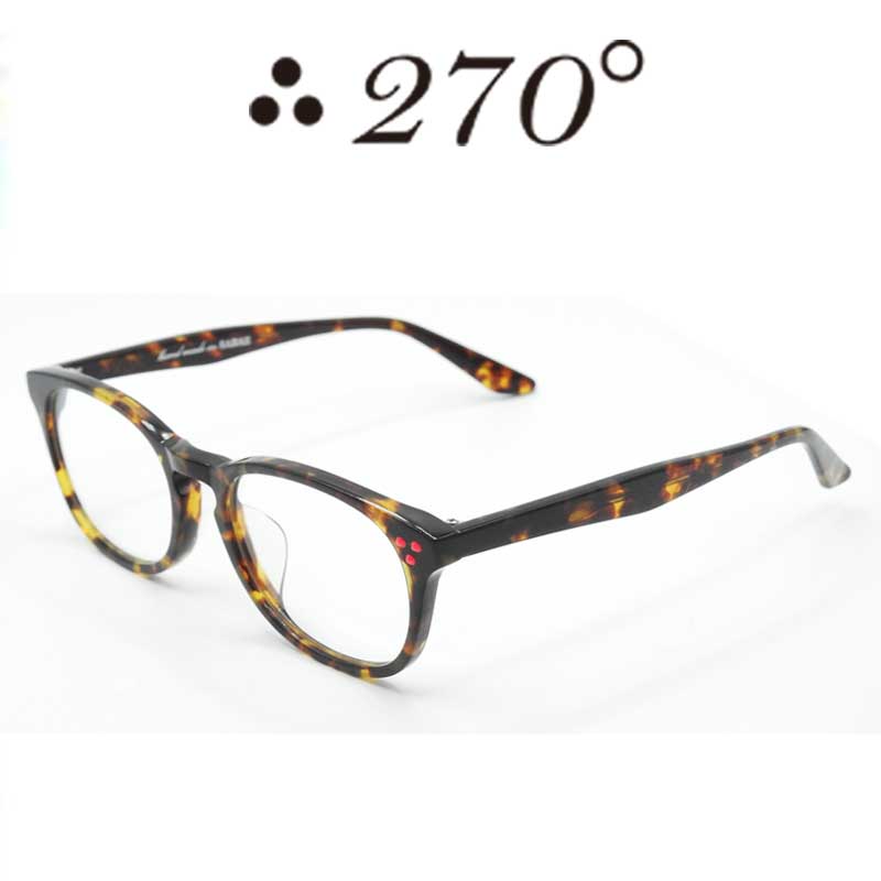 【55%OFF】 270°眼鏡 / two-seventy degrees / メガネ / 伊達眼鏡 / 黒眼鏡 / HNL-BRNDEMI-CLR-RED / 専用入れもの付 /【貨物輸送無料】