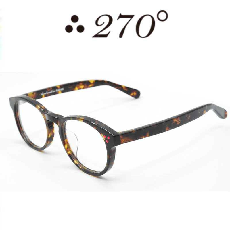 【55%OFF】 270°眼鏡 / two-seventy degrees / メガネ / 伊達眼鏡 / 黒眼鏡 / DPS-BRNDEMI-CLR-RED / 専用入れもの付 /【貨物輸送無料】