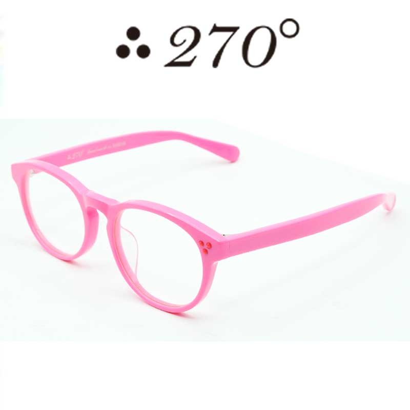 【55%OFF】 270°眼鏡 / two-seventy degrees / メガネ / 伊達眼鏡 / 黒眼鏡 / DPS-PNK-CLR-RED / 専用入れもの付 /【貨物輸送無料】