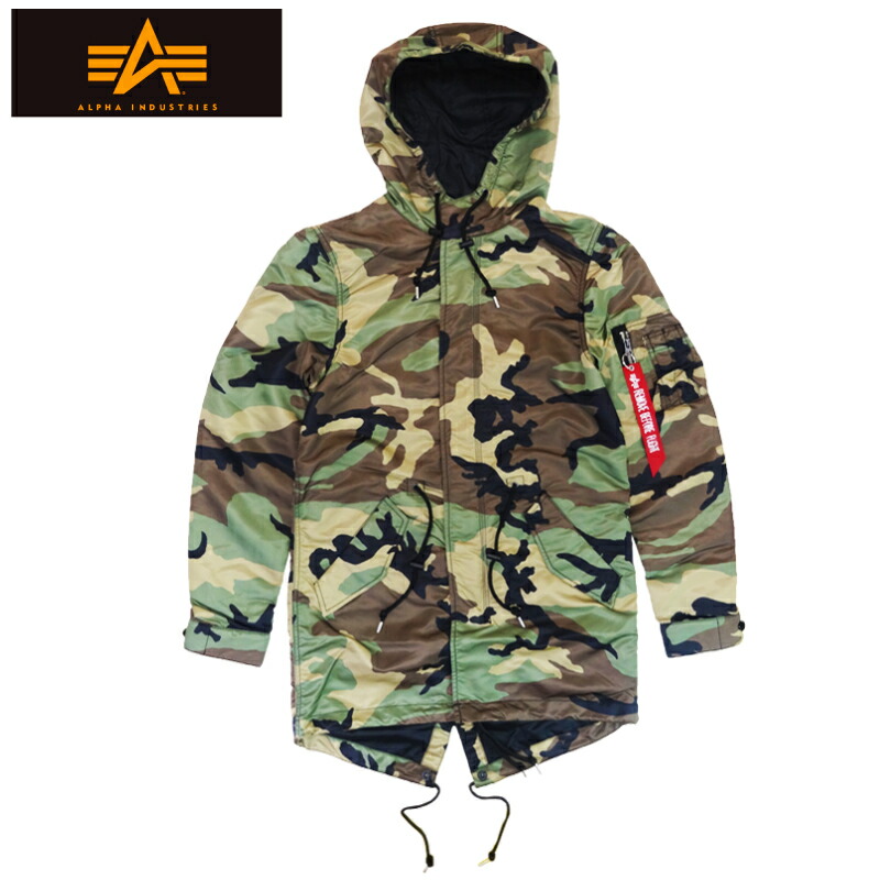 ALPHA INDUSTRIES NYLON FISHTAIL MOD - アルファ インダストリーズ / ナイロンフィッシュテール 上衣 / PARKA / パーカー / ミリタリー 上衣 / メンズ / アウター / ナイロン 上衣 / MJN48000C1