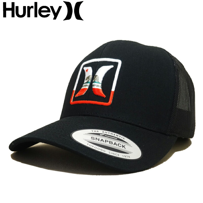 hurley snapback trucker hat