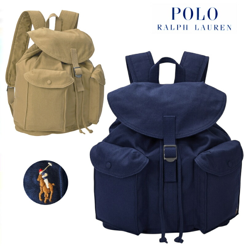 楽天市場】POLO RALPH LAUREN CANVAS DENIM BACKPACK