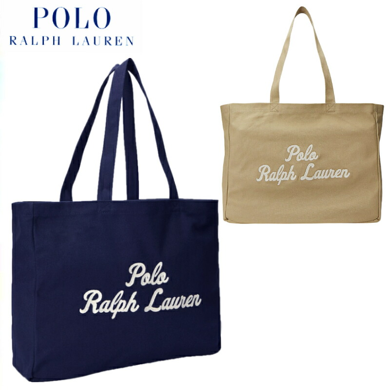 Polo テディベア刺繍 トートバッグ　ユニセックス POLO RALPH LAUREN ポロ ラルフローレン ベア刺繍 トートバッグ