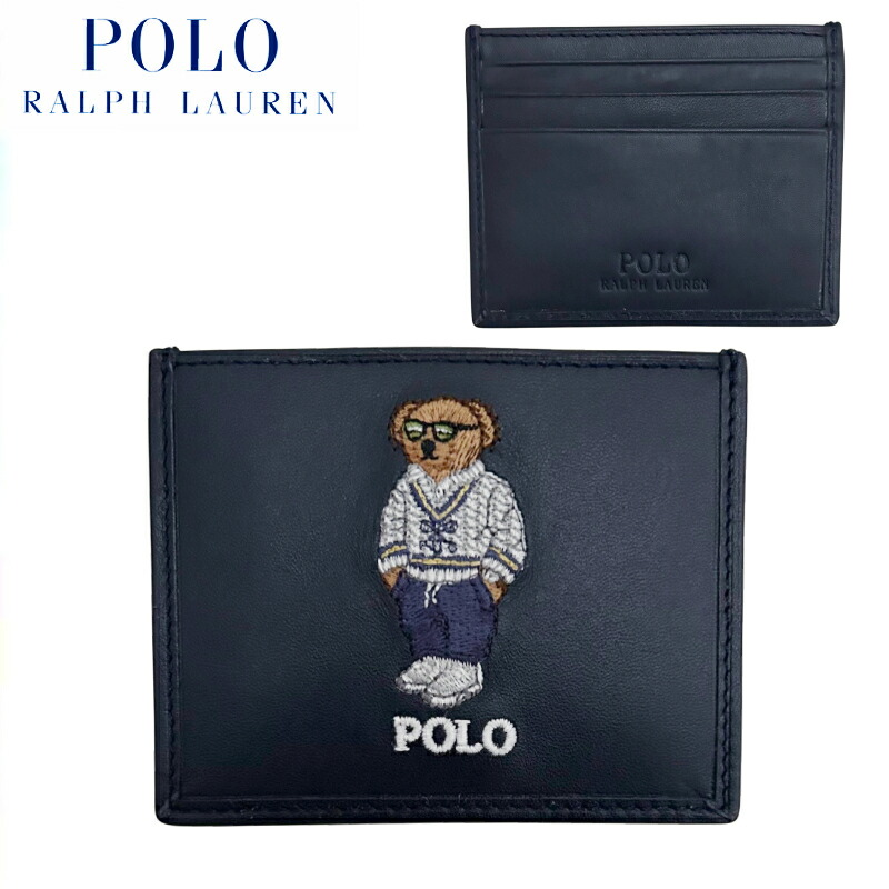 楽天市場】POLO RALPH LAUREN POLO BEAR LEATHER BILLFOLD WALLET