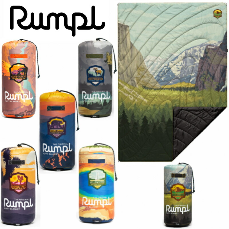 【47%OFF】Rumpl (ランプル) THE ORIGINAL PUFFY BLANKET / オリジナルパフィーブランケット ナショナルパークコレクション / オリジナル パフィー ブランケット / BLANKET / 132cm×190cm (52in×75in) /アウトドア/キャンプ/掛け布団/車中泊/ 3IP-RMP-203002