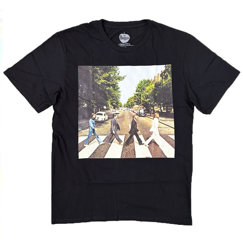 ビートルズ BEATLESS Abbey Road バンド Tシャツ 2020 Abbey Road Block Title T-Shirt - The Beatles Official Store