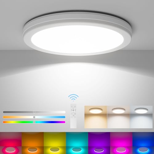 2台 LEDシーリングライト8畳用 調光調色!!! リモコン付 直径33cm Amazon.co.jp : LEDシーリングライト 8畳 調色 調光 リモコン
