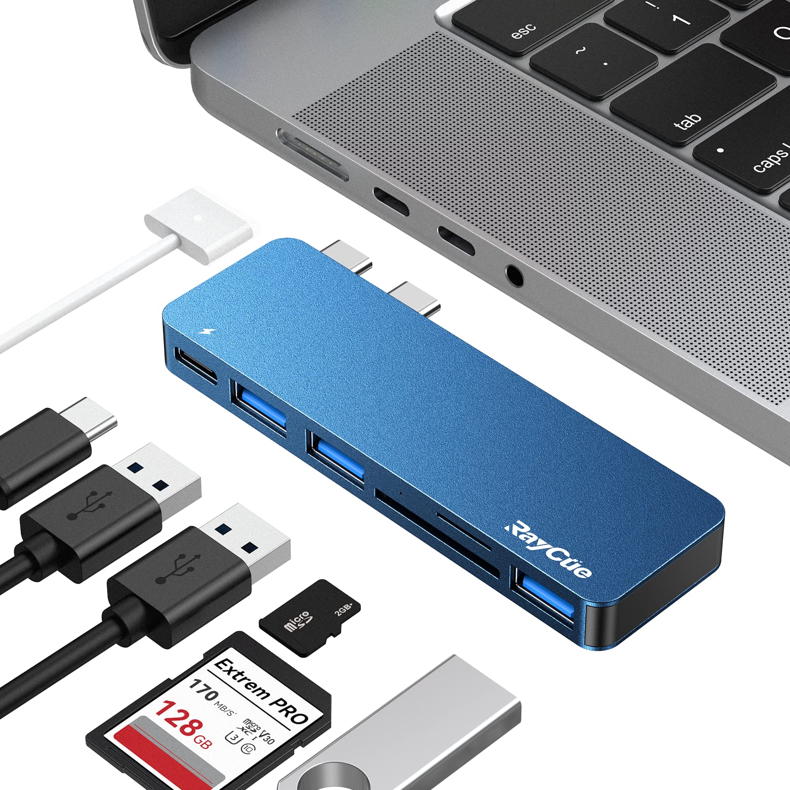 楽天市場】RayCue Macbook ハブ M1 M2 Macbook Air ハブ Macbook