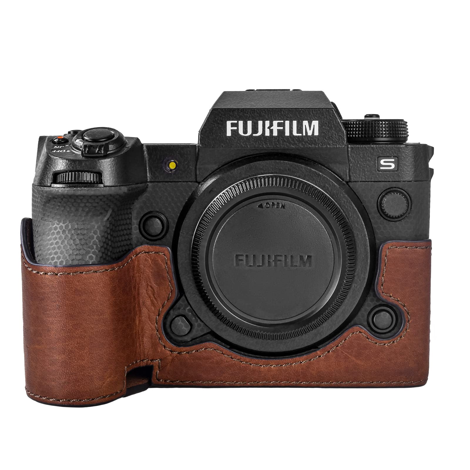 楽天市場】FUJIFILM X-H2S 専用 レザー ケース Volcano