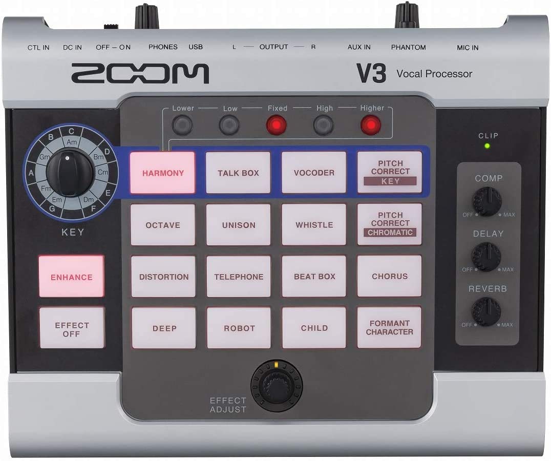 ZOOM V6-SP ボーカルエフェクター ZOOM V6-SP Vocal Processor Package ボーカルプロセッサー
