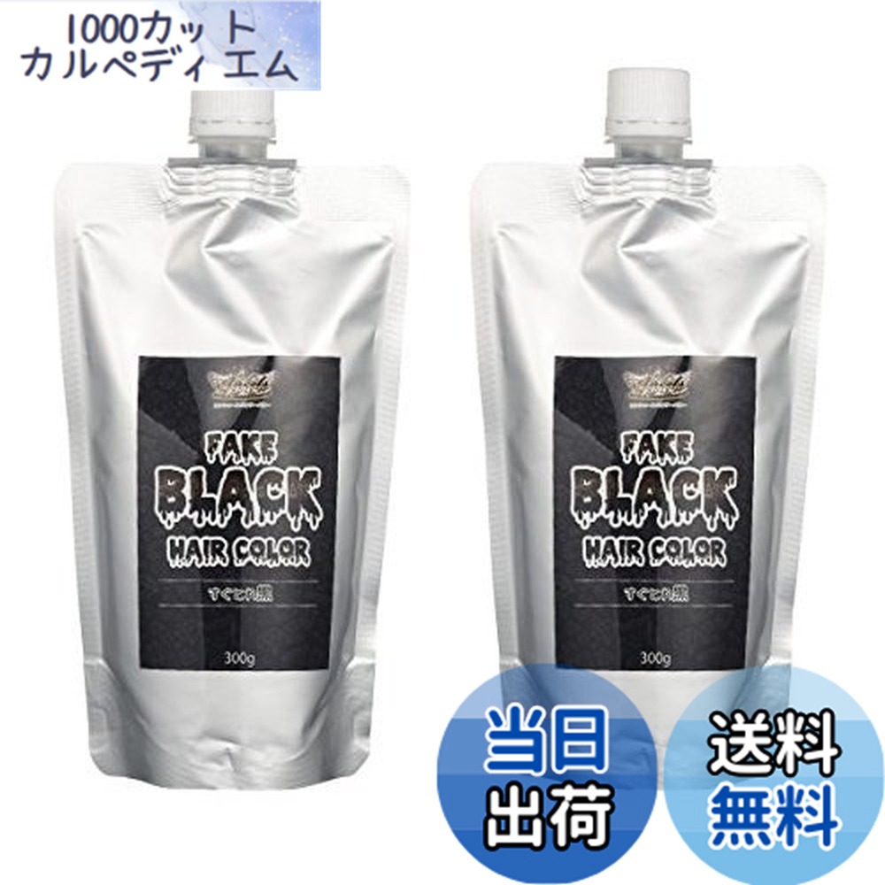 【貨物輸送無料】【2本書き割り】エンシェールズ カラートリートメントバター 300g すぐとれ黒 フェイクブラック 大きさ：300瓦 (x 2)