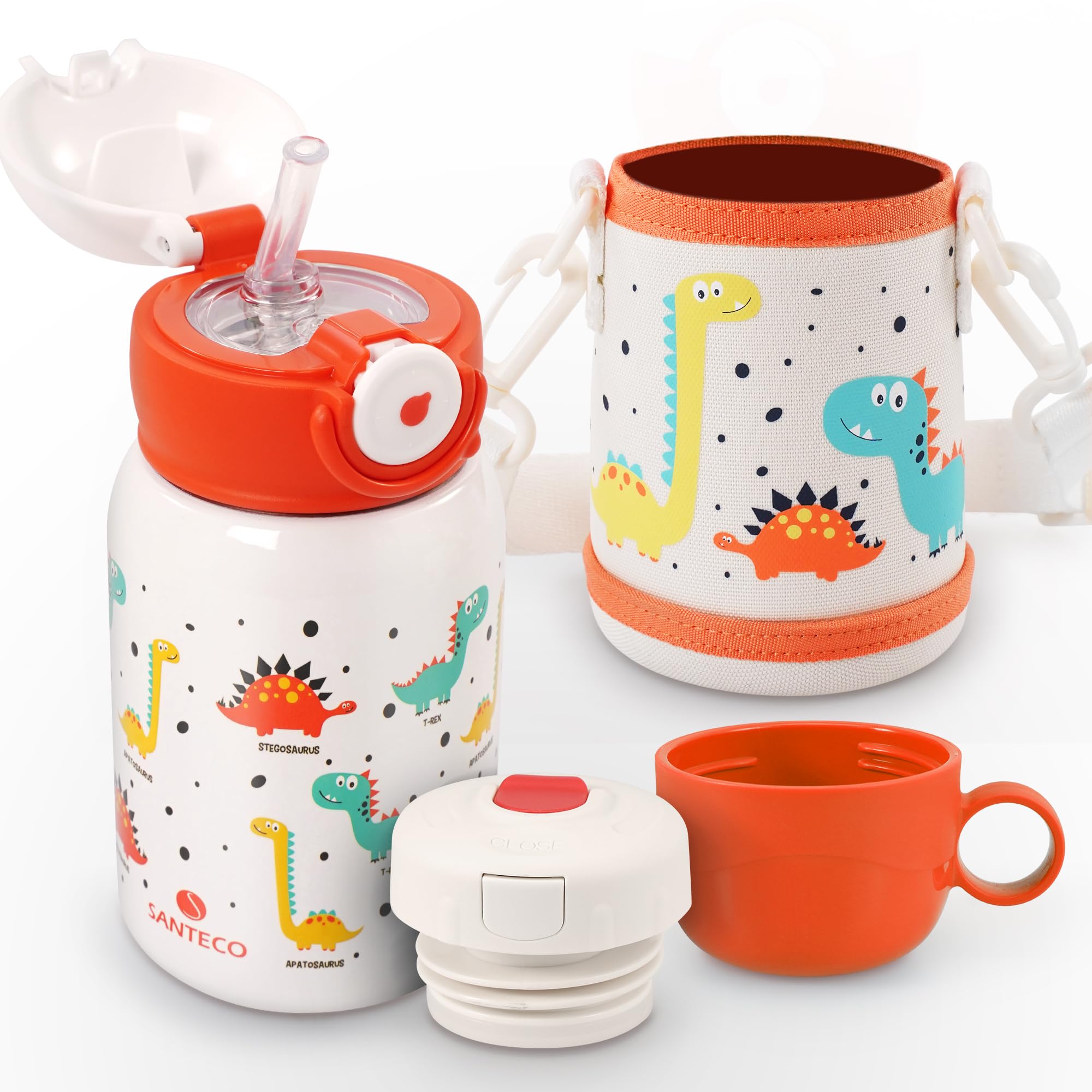 楽天市場】【送料無料】SANTECO 水筒 MARA 魔法瓶 450ML 子供用