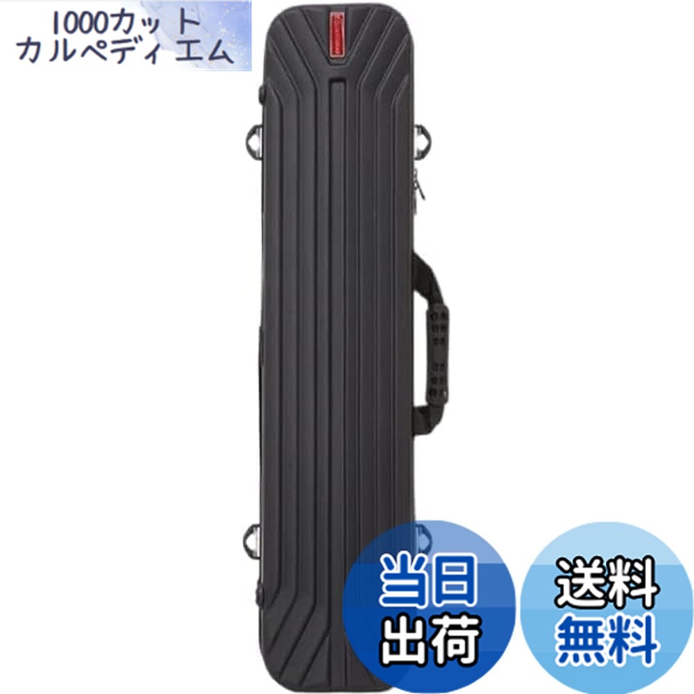 【送料無料】[FMAFNLY] ロッドケース リールケース ハードケース リュック スポンジあり 釣りバッグ 釣り竿入れ 大容量 防水性 肩掛け 耐スクラッチ性 ブラック 130cm｜1000カットカルペディエム
