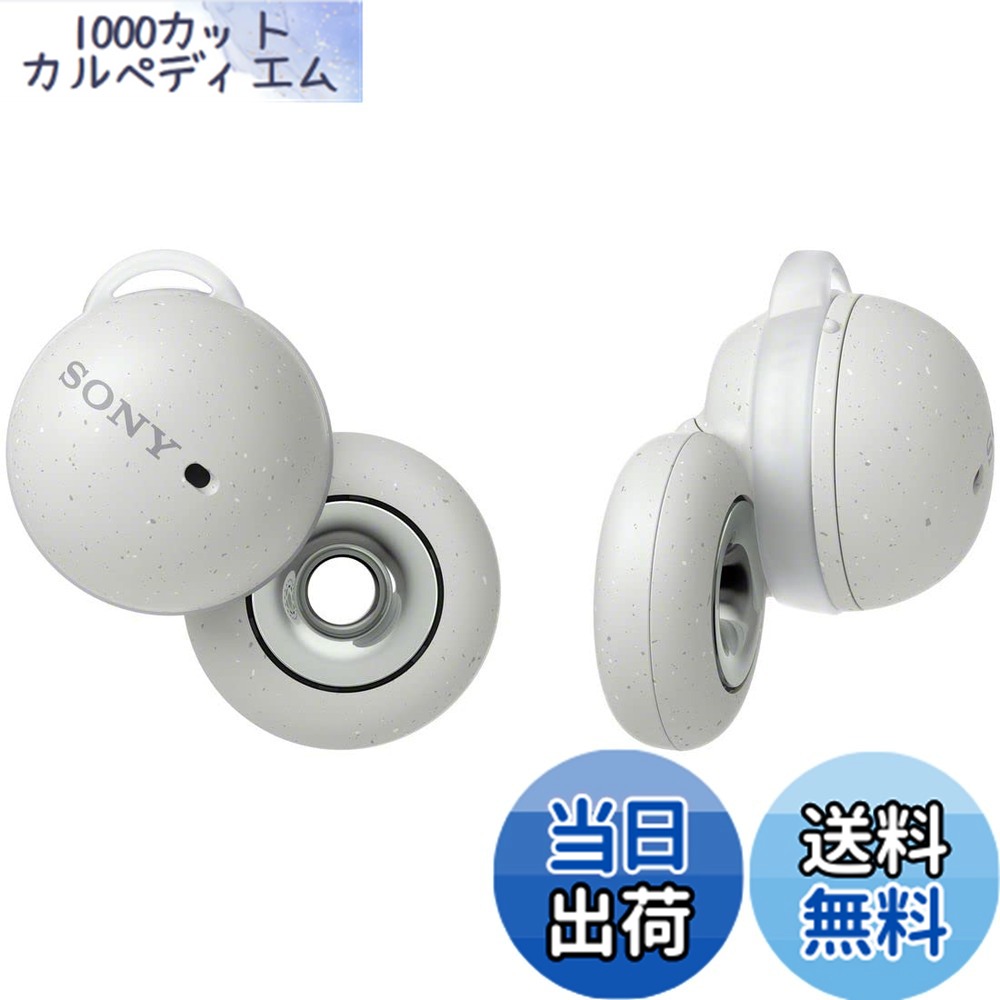 【貨物輸送無料】ソニー(SONY) オープンイヤー LinkBudsOpen Bluetooth ワイヤレスイヤホン 防滴 ロング乾電池最大限度8第四次元年代順の連続生まれ変わり マイクロホン付 凄烈の声遣い 軽さ パウダーコンパクト カラフルケースカバー WF-L910 色：白いこと、大いさ：小型