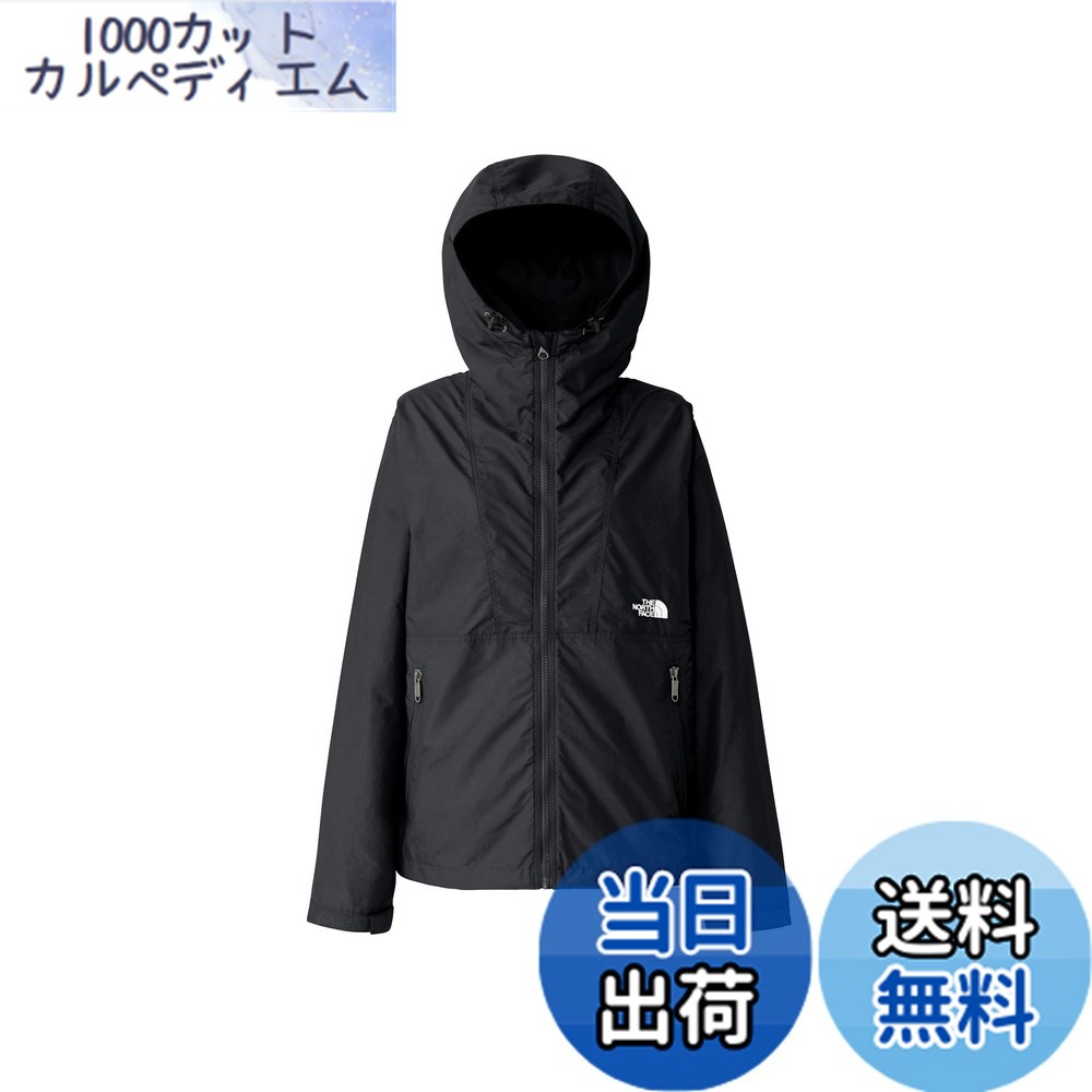 【貨物輸送無料】THE NORTH FACE(ザ・ノース・フェイス) ジャケットコンパクトジャケット レディース NPW72530レディース 色：黒いこと、大いさ：L