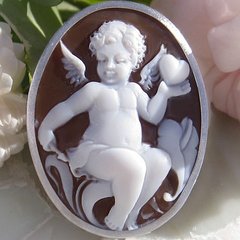 楽天市場】Ciro Oris Marrazzo作 シェルカメオ K18リング【指に