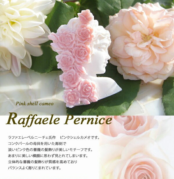 倉庫 Raffaele Pernice作コンクシェルカメオルース Fucoa Cl