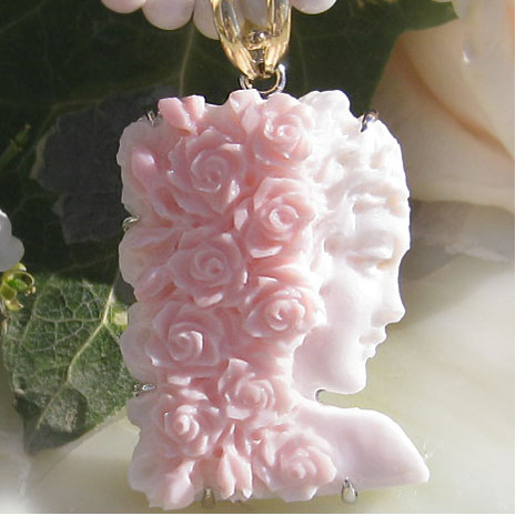 楽天市場】Raffaele Pernice作 コンクシェルカメオ K18リング【指先を