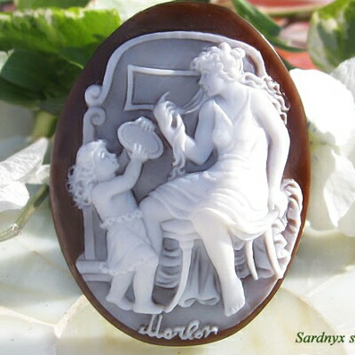 楽天市場】Raffaele Pernice作 シェルカメオルースラファエレ