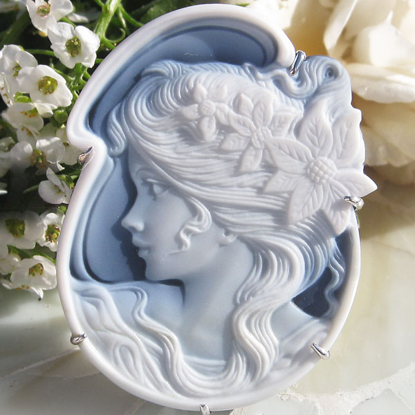 楽天市場】Gerhard Schmidt作 ストーンカメオ 最高級ブラックメノウ