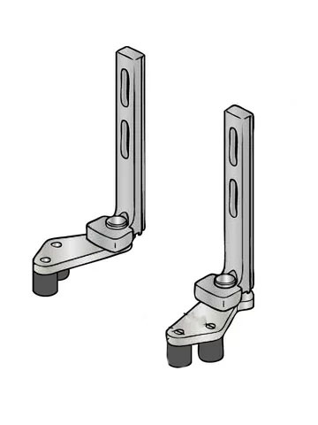 戸先下部クランクガイド 引違い窓用 不二サッシ ビル用 HB2050NL/R 【メーカー取り寄せ品】｜網戸サッシ部品窓の専門店