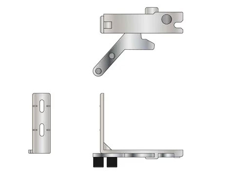 召合わせ側召し使いスターター御引き回し 引違い窓用 不二サッシ 大建築用 HB2070NL/R 【製造業者取り寄せ品】