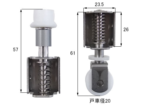 楽天市場 三和シャッター 旧浴室折戸 Vd750用 交換部品セット Vd750x メーカー取り寄せ品 網戸サッシ部品窓の専門店