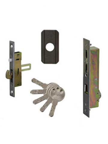 YKK ap YB HHJ-0881 （ HHJ0881 ） 内外締め括り錠 入り口・入口 引戸 れん樹 戸先内外締め括り錠 召合せ外締め括り錠 書き割り WEST製 DHS - ジヨウP 入れ替わり品 【製造会社取り寄せ品（※店卸し資産一切れ時）】