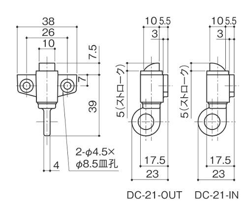 【楽天市場】内倒し用/外倒し用 トップラッチ ナカニシ DC21【メーカー取り寄せ品】：網戸サッシ部品窓の専門店