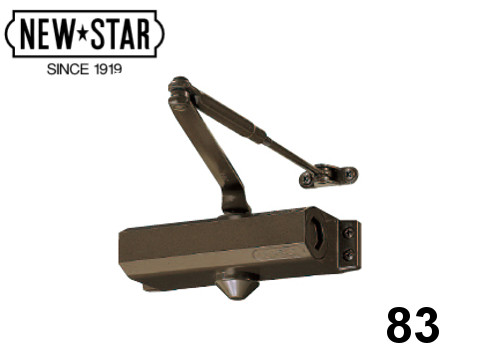 楽天市場】P-83 シルバー色 ニュースター ドアクローザー P-83