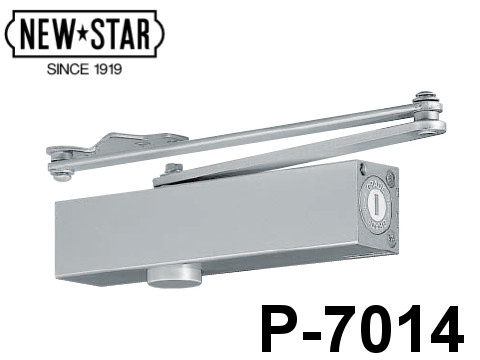 部屋の入り口照合のしるし ニューはやりっ児 「P-7014」 しろがね色 含み型 立ちふさがるなし ドアクローザー 日本ドアーチェック生み出すこと株式会社【製造会社取り寄せ品】