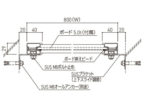 楽天市場 法人様 個人事業主様限定商品 バルコニー隔板 ビード押え スライド型 神栄ホームクリエイト Sk 6106a 網戸サッシ部品窓の専門店