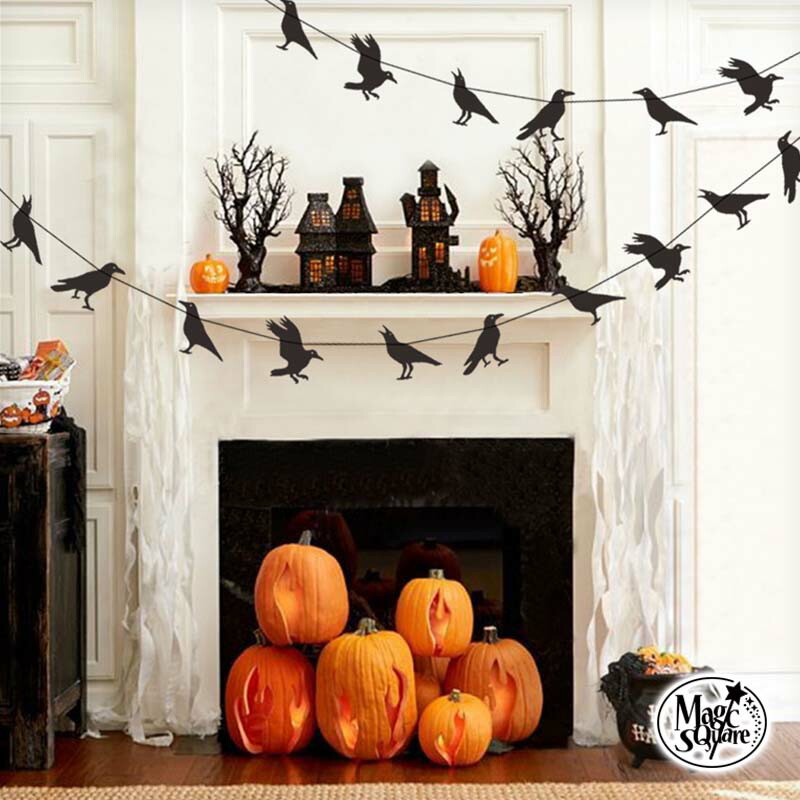 楽天市場】ハロウィン 飾り ガーランド 【ハロウィンガーランドG