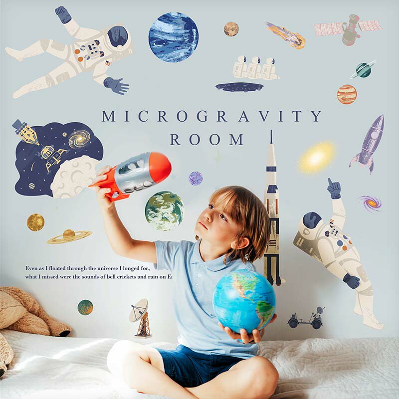 楽天市場】ウォールステッカー 宇宙 子供部屋 惑星 窓 男の子 女の子