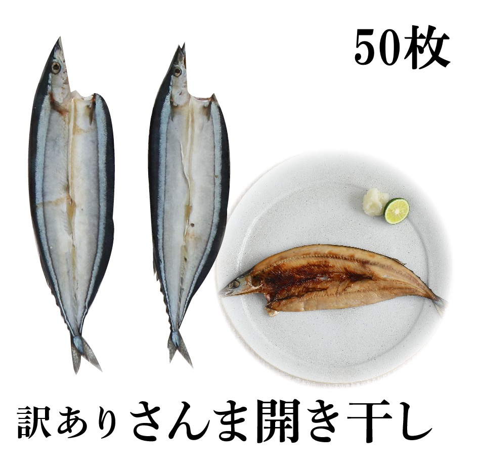 訳あり さんま 送料無料 50枚 サンマ 秋刀魚 サンマ 干物 開き干し 送料無料 一夜干し 料理 魚 料理 家計の味方 業務用 メガ盛り 訳ありサンマ開き50枚 銚子の高級干物専門店 103fish