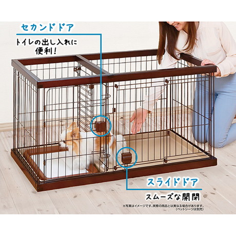 ペティオ Petio トイレのしつけドッグルームサークル S 茶 S W 大型商品のため同梱不可 Relentlessvb Com