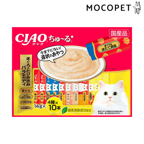 チャオちゅ〜る まぐろ とりささみバラエティ 14g×40本入 ちゃおちゅー