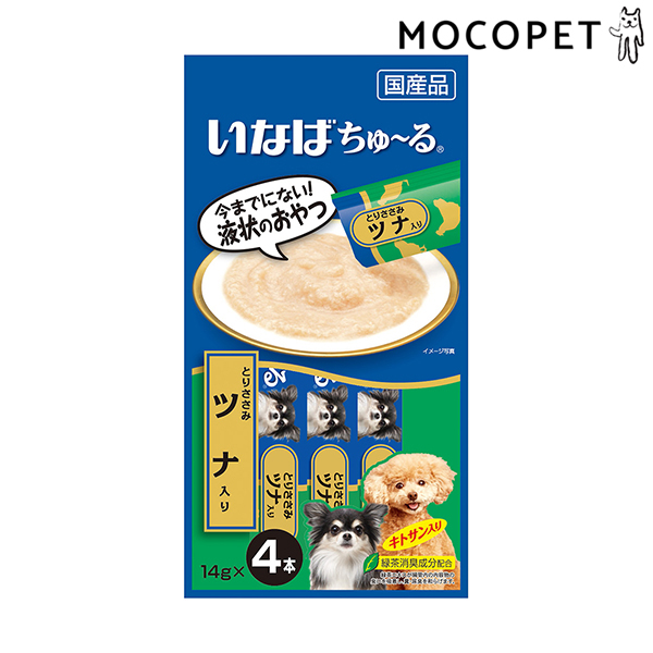 楽天市場 400円offクーポン チャオちゅ る とりささみ ツナ入り 14g 4本入 ちゃおちゅーる 国産 チャオチュール 猫 Ciao いなば W モコペット