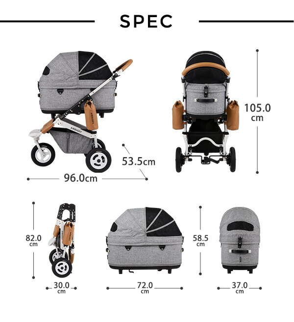 レビュー特典プレゼント エアバギー ドーム3 Pet L For 多様飼い ブレーキ フレブル Rc24 ペットカート 中型犬 お散歩 Ab Pr 通院 犬 おでかけ W 1643 Dome3 旅行 ラージ Airbuggy 猫