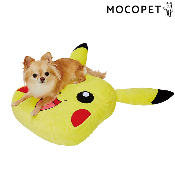 楽天市場 ペティオ Petio ポケットモンスター ピカチュウクッション 犬用品 家具 ベッド クッション W 00 00 モコペット