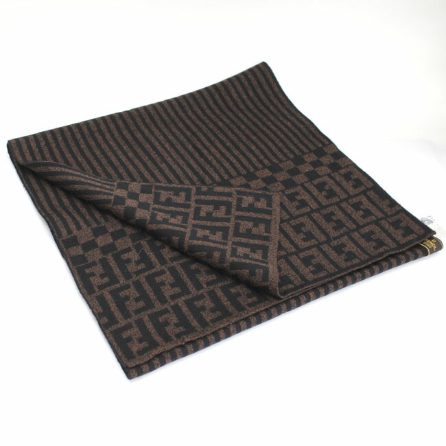 楽天市場】【FENDI】フェンディ『FFロゴ ズッカ柄 ウール