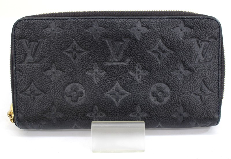 【LOUIS VUITTON】ルイヴィトン モノグラム アン工業プラント ポルトフォイユスクレット ロン アンフィニ 長紙入れ ダークネイビー M93435 男女兼用 ユニ一発やる【中古】