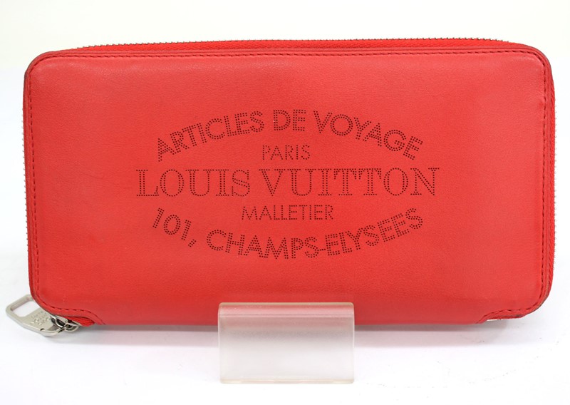 【LOUIS VUITTON】ルイヴィトン パルナセア ポルトフォイユ イエナ 長紙入れ なめし革 カプシーヌ 赤いこと 赤 男女兼用 ユニ一発やる 滅多にない レアアイテム M58207【中古】