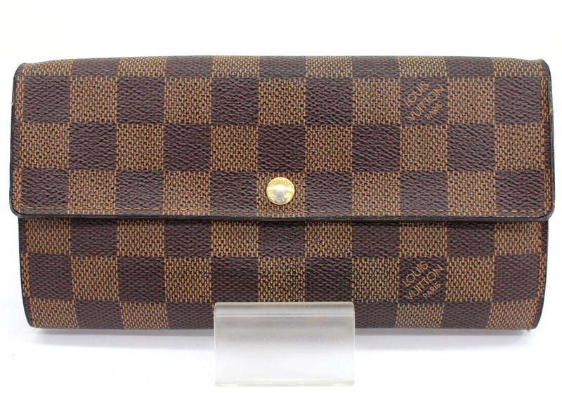 楽天市場】ルイヴィトン LOUISVUITTON ダミエ ポルトフォイユ・サラ 長