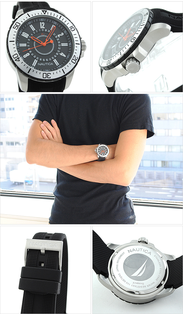 【楽天市場】NAUTICA ノーティカ NST15 デイト A14661G [正規品] メンズ 腕時計 時計：腕時計本舗